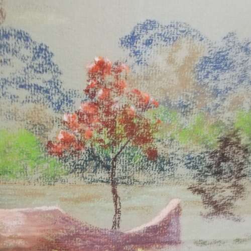 BEAUTIFUL PASTEL SIGNED BY ARTIST RONALD HOPE!!!!