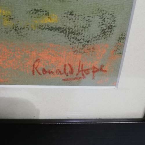 BEAUTIFUL PASTEL SIGNED BY ARTIST RONALD HOPE!!!!