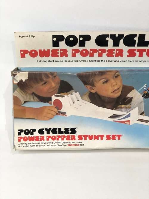 RARE TOMY POP CYCLES TRACK IN BOX WORKING!!!!!!