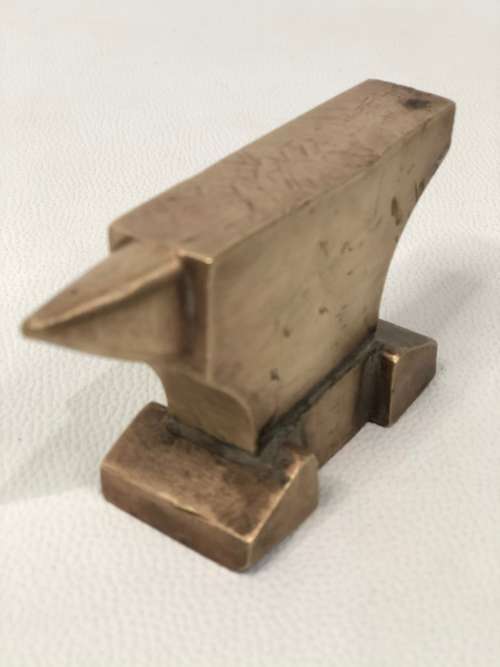 Solid BRASS ANVIL 10cm in length!!!!