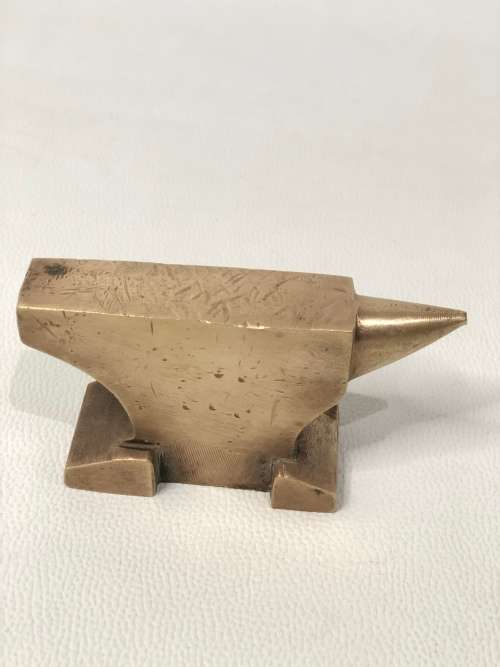 Solid BRASS ANVIL 10cm in length!!!!