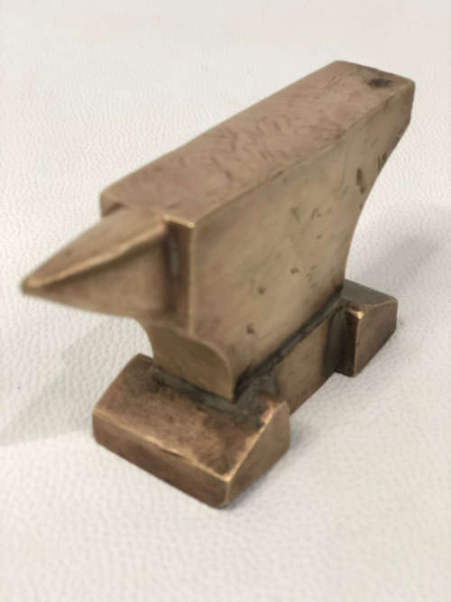 Solid BRASS ANVIL 10cm in length!!!!