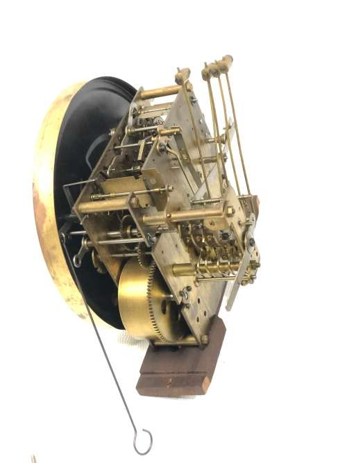 BEAUTIFUL VINTAGE SUPER LARGE CLOCK H.O.C MAKE MADE IN WURTTEMBERG GERMANY NOT TESTED!!!!