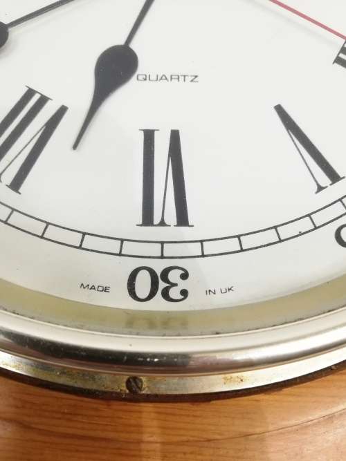 Beautiful large wooden Smiths Timecal made in the UK working!!!