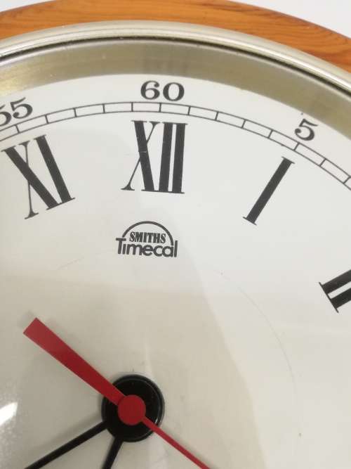 Beautiful large wooden Smiths Timecal made in the UK working!!!
