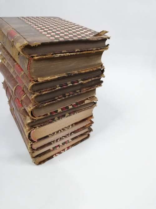 Vintage collection of Leather bound book`s bid for all!!!!