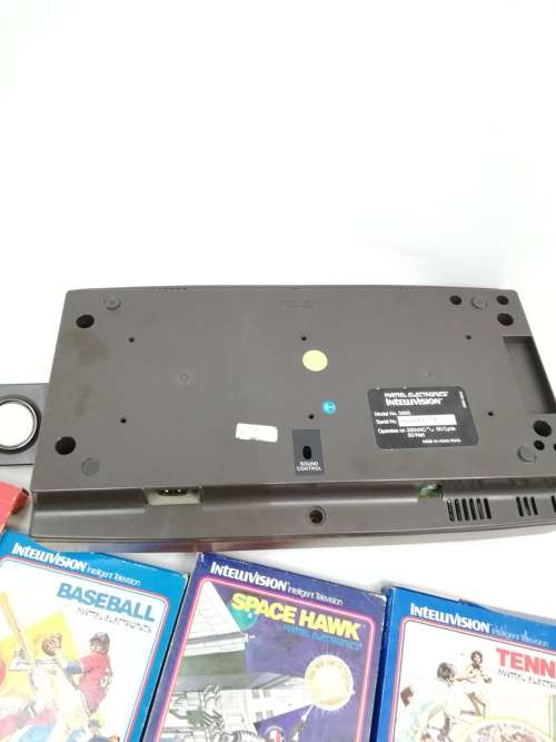 Rare intelivision console with boxed games working 100% compete!!!!