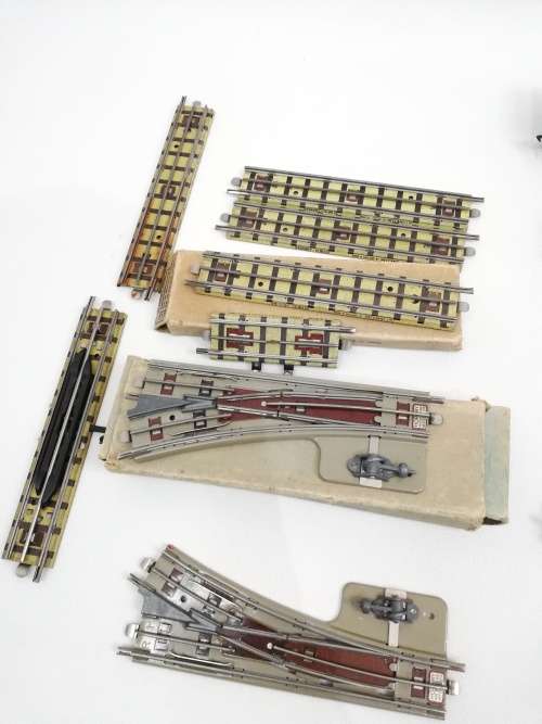 Large Collection of mixed train pieces  MACANNO, MARKLIN. FLEISCHMANN MADE IN WEST GERMANY!!!!