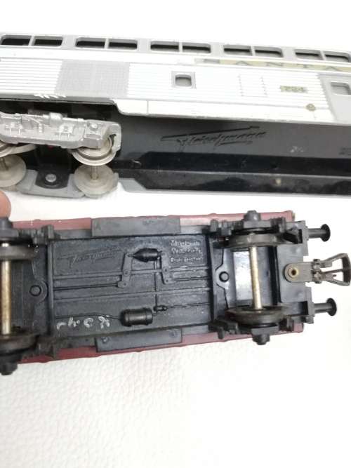 Large Collection of mixed train pieces  MACANNO, MARKLIN. FLEISCHMANN MADE IN WEST GERMANY!!!!