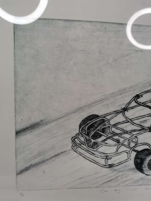 Stunning SHENZO SHABANGU SIGNED PIECE 13/15 EDITION ONE DAY I`LL DRIVE!!