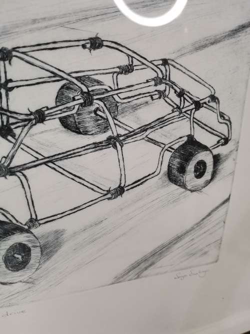 Stunning SHENZO SHABANGU SIGNED PIECE 13/15 EDITION ONE DAY I`LL DRIVE!!