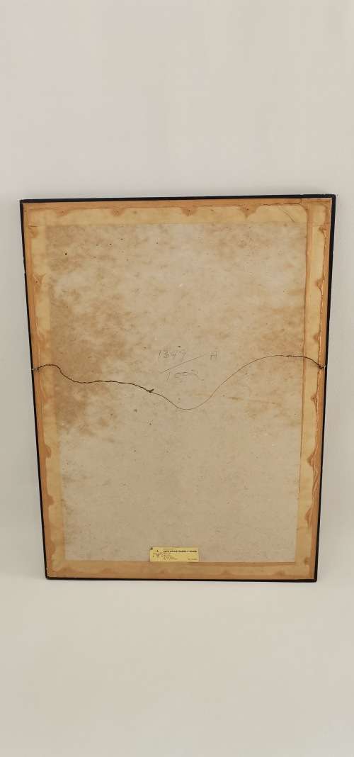 Beautiful Original watercolor by DEMETRIUS VASSILIOU SIGNED 70CM C 50CM!!!!!