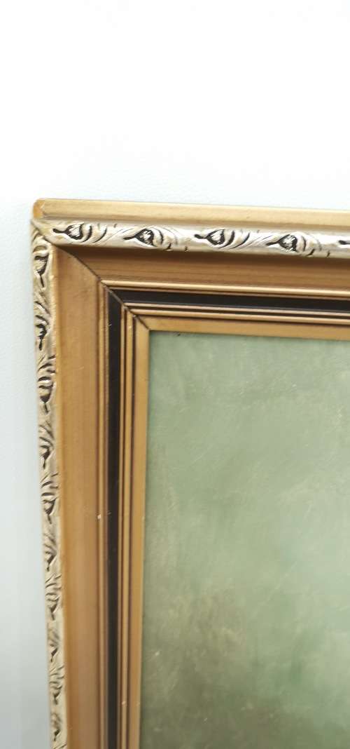 SUPER LARGE OIL ON BOARD OF FLOWERS SIZE 97CM X 69CM