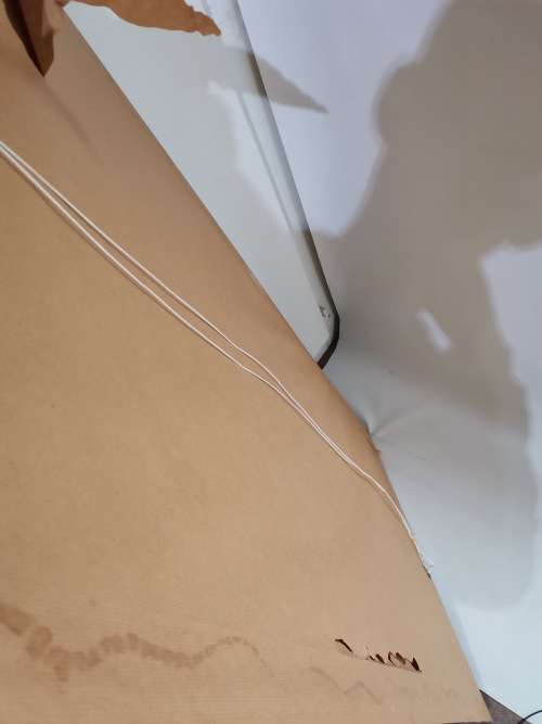 MASSIVE PASTEL SIGNED BY TM MAFENCKA 1997 SIZE 70CM C 147CM SUPER LARGE