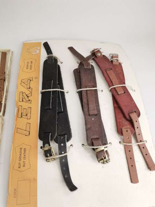 Job lot of genuine leather watch STRAPES bid for all!!!