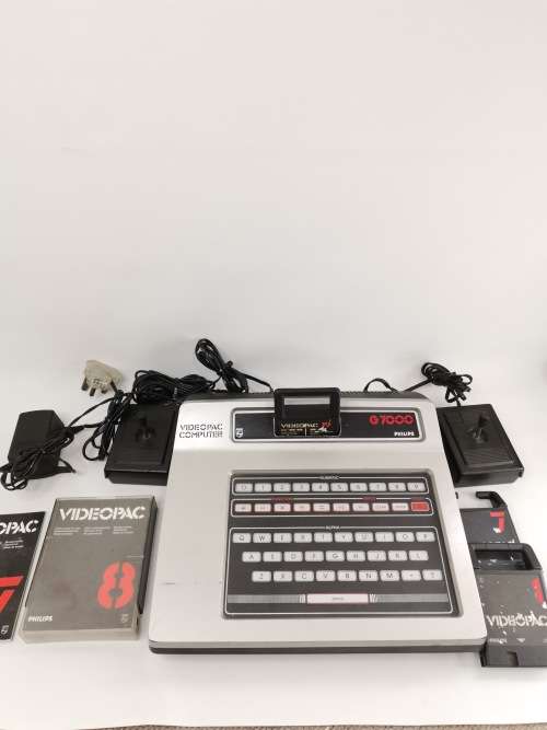 RARE PHILIPS G7000  Video pac computer  COMPLETE WORKING 100% WITH GAMES AND CONTROLLERS!!!!