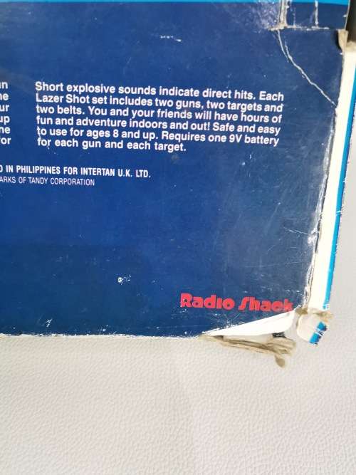 RARE VINTAGE RADIO SHACK Lazer SHOTS COMPLETE WORKING!!!