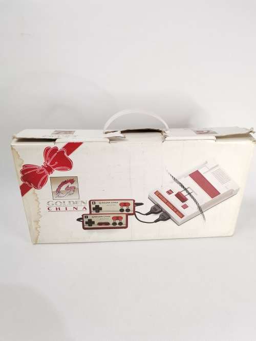 ORIGINAL GOLDEN CHINA TV GAME CONSOLES AMD BOX ONLY WORKING TESTED!!!!