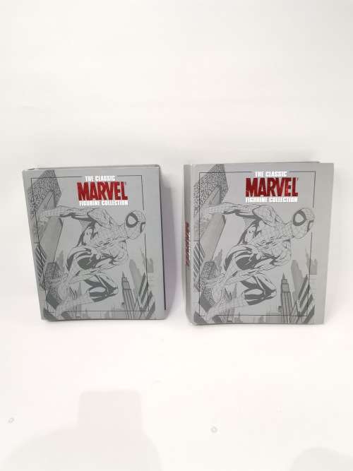 MARVEL FIGURINES COLLECTION BOOKs 1 TO 31 IN BOTH FOLDERS BID FOR ALL!!!!