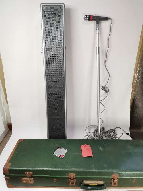 SUPER RARE VINTAGE GELOSO 3121 PORTABLE PUBLIC ADDRESS SYSTEM FROM THE 1966 - 1970 NOT TESTED