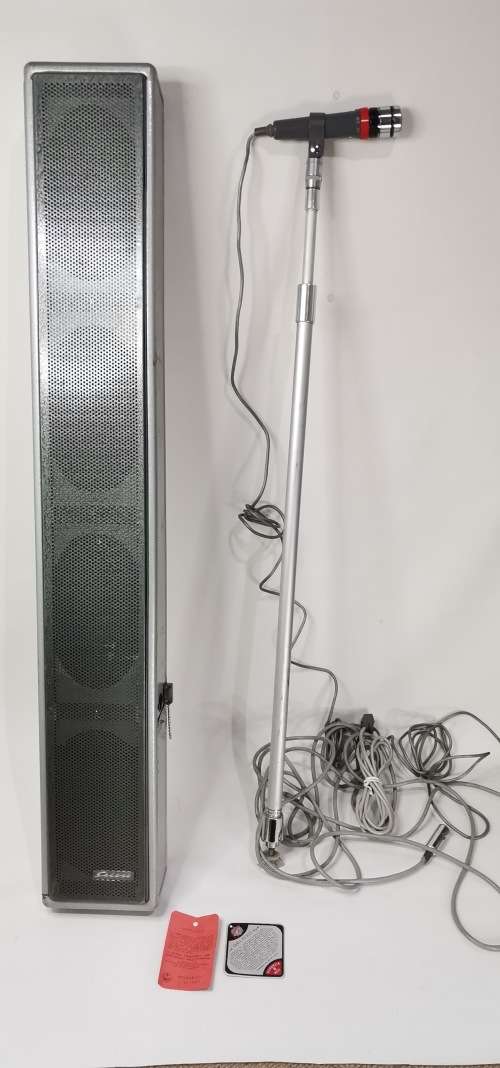 SUPER RARE VINTAGE GELOSO 3121 PORTABLE PUBLIC ADDRESS SYSTEM FROM THE 1966 - 1970 NOT TESTED