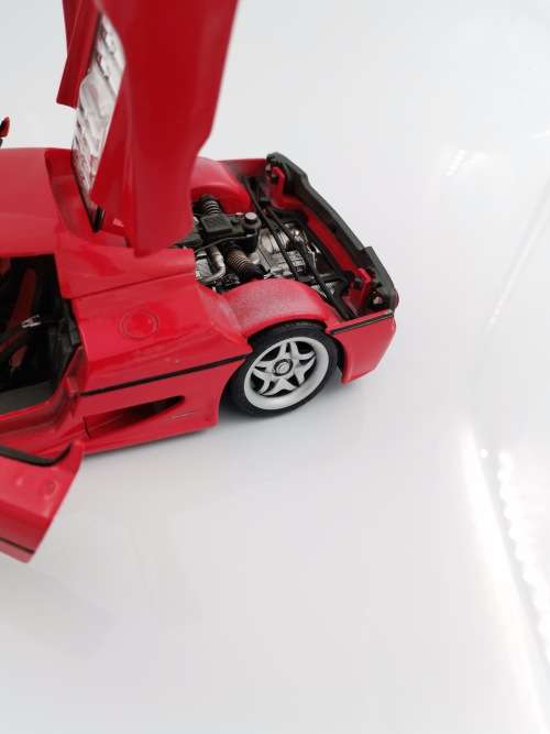 FERRARI F50 ORIGINAL DIE CAST LARGE HIGHLY DETAILED DISPLAY PIECE SCALE 1/18!!!!