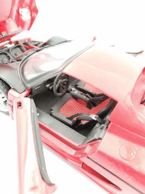 FERRARI F50 ORIGINAL DIE CAST LARGE HIGHLY DETAILED DISPLAY PIECE SCALE 1/18!!!!