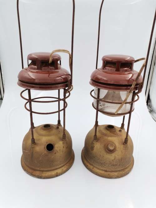 2 LARGE TILLEY ENGLAND LAMPS BID FOR BOTH!!!