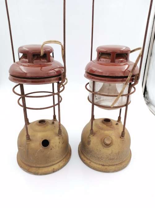 2 LARGE TILLEY ENGLAND LAMPS BID FOR BOTH!!!