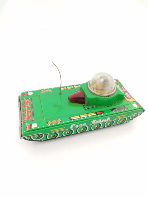 VINTAGE LARGE TIN TANK TOY!!!!