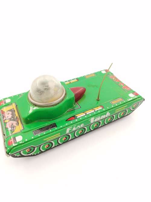 VINTAGE LARGE TIN TANK TOY!!!!