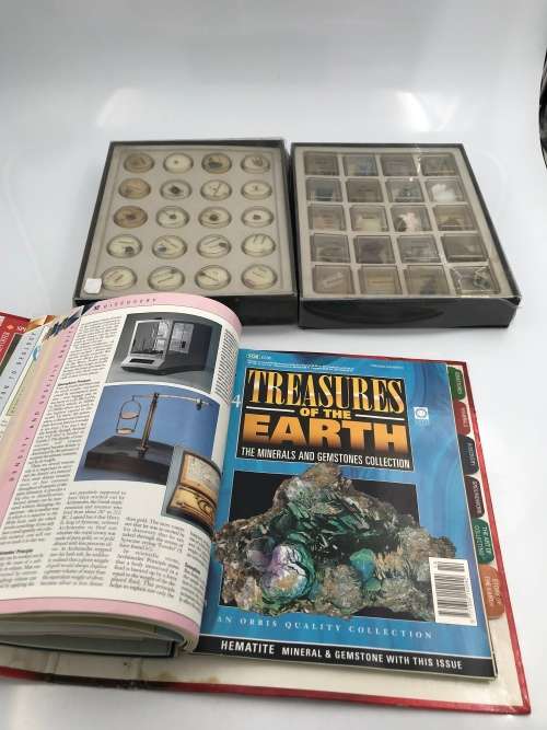 Collection of treasures of the earth with books !!!