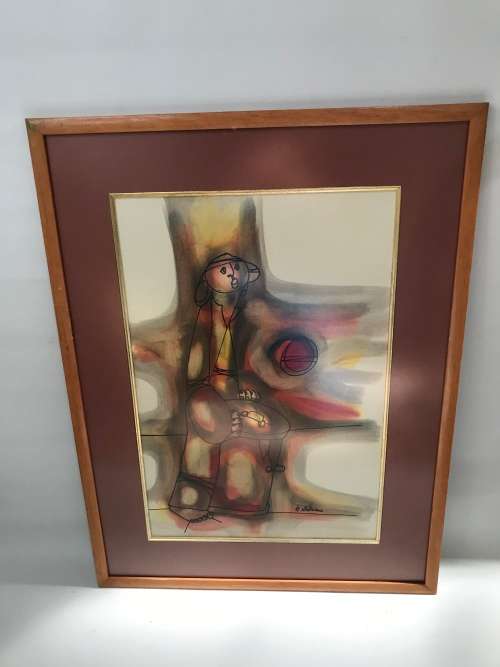 ORIGINAL Hargreaves Ntukwana SA artist size 72CM X 54CM