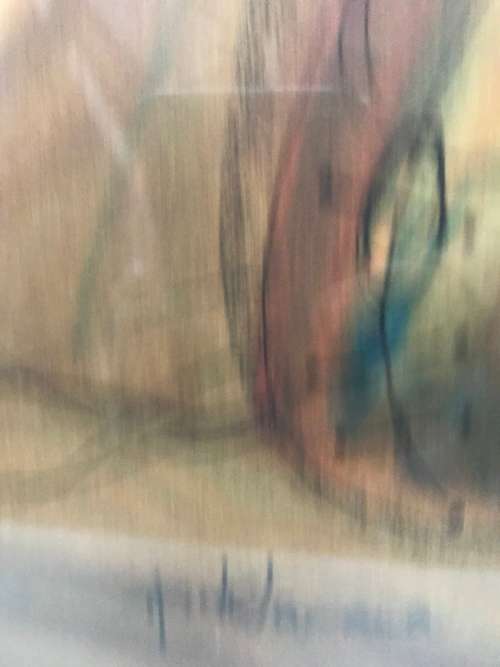 ORIGINAL LARGE Hargreaves Ntukwana SIGNED  PIECE SIZE 78CM X 63CM !!!!