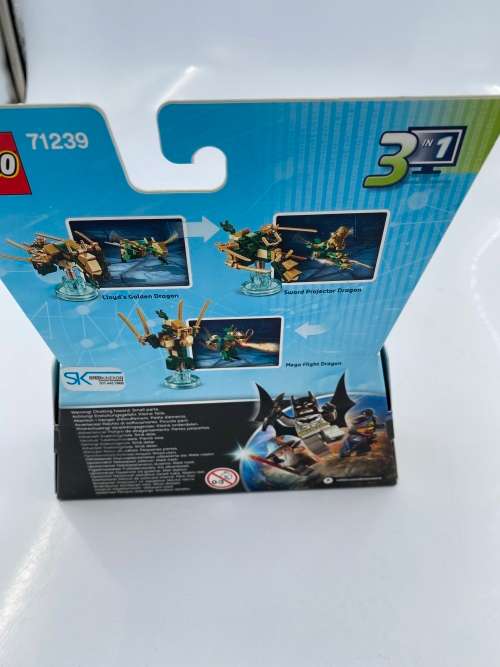 RARE LEGO DIMENSIONS LIOYD GOLDEN DRAGON FUN PACK 71239!!!!