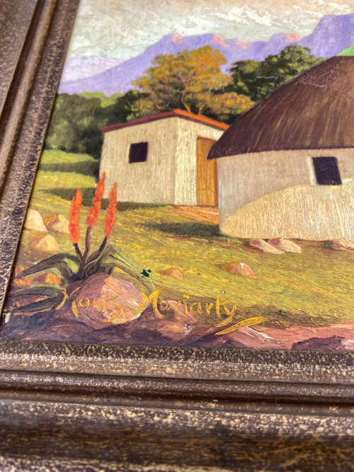 2 BEAUTIFUL OIL ON BOARD PAINTINGS SIGNED BY ARTIST BID FOR BOTH !!!!