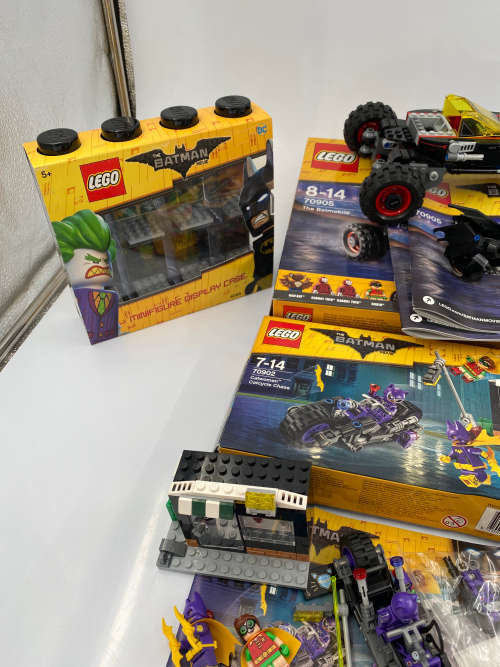 LEGO BATMAN COLLECTION BID FOR ALL BOXES ARE OPENED SOME HAS BEEN BUILT  !!!!