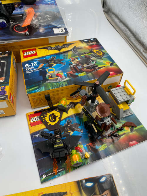 LEGO BATMAN COLLECTION BID FOR ALL BOXES ARE OPENED SOME HAS BEEN BUILT  !!!!