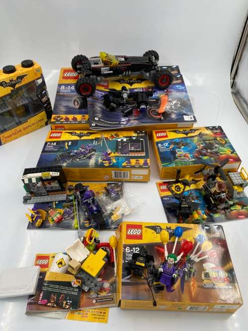 LEGO BATMAN COLLECTION BID FOR ALL BOXES ARE OPENED SOME HAS BEEN BUILT  !!!!