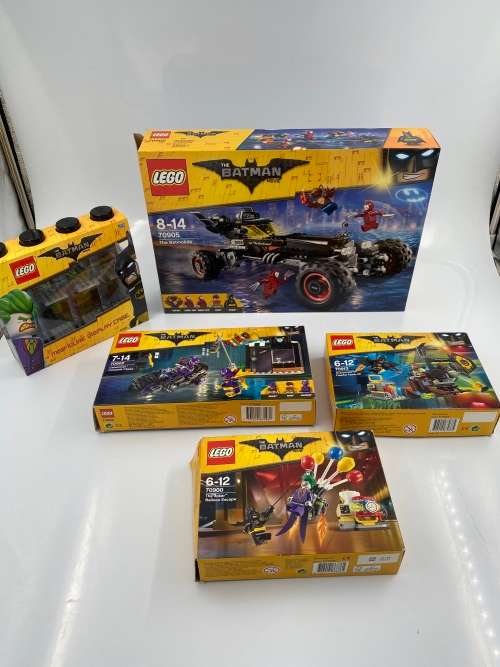 LEGO BATMAN COLLECTION BID FOR ALL BOXES ARE OPENED SOME HAS BEEN BUILT  !!!!