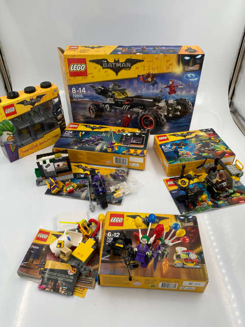 LEGO BATMAN COLLECTION BID FOR ALL BOXES ARE OPENED SOME HAS BEEN BUILT  !!!!