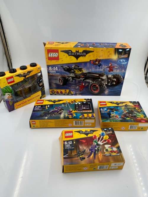 LEGO BATMAN COLLECTION BID FOR ALL BOXES ARE OPENED SOME HAS BEEN BUILT  !!!!