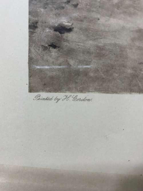 ANTIQUE PRINTED IN ENGLAND ONE FOR BABY LONDON SIZE 45VM X 68CM !!!!