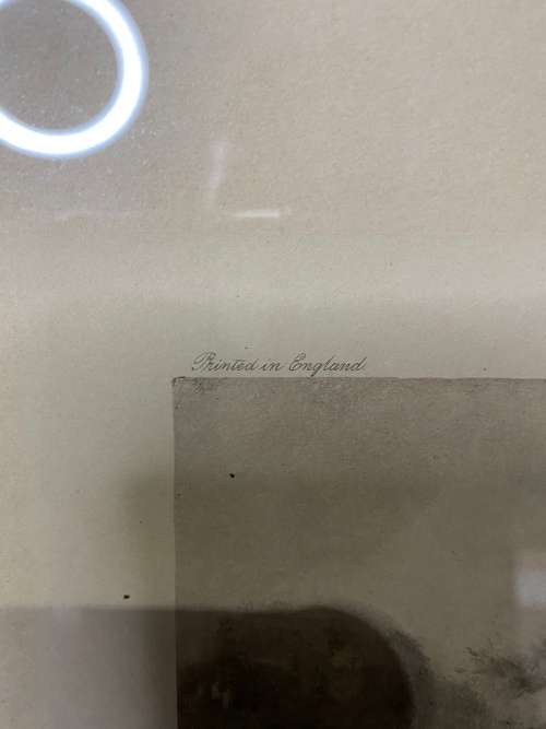 ANTIQUE PRINTED IN ENGLAND ONE FOR BABY LONDON SIZE 45VM X 68CM !!!!