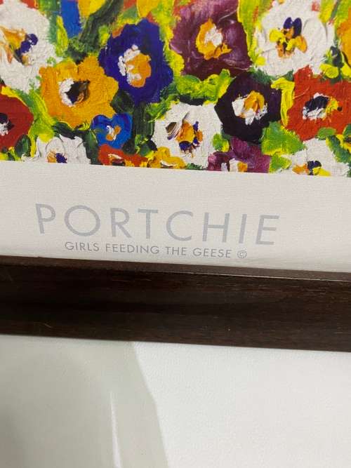 LARGE PORTCHIE PRINT SIZE 68x68 CM !!!!
