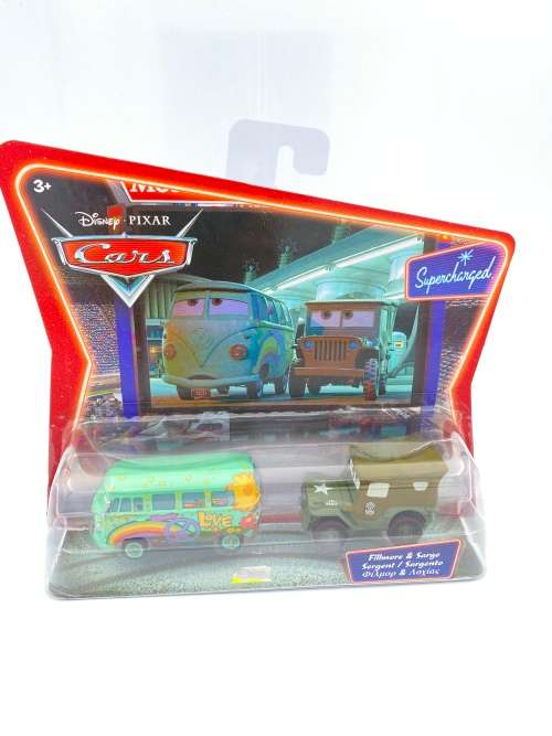 DISNEY CARS SUPER CHARGED DOUBLE PACK !!!!