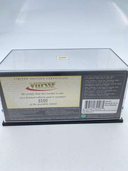 RENAULT 16TL VITESSE SCALE 1:43 DIE CAST !!!!