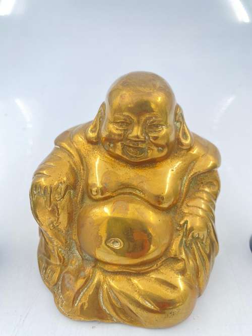 BRASS BUDAH WITH 2 FIGURES BID FOR ALL !!!!