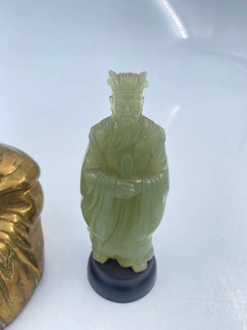 BRASS BUDAH WITH 2 FIGURES BID FOR ALL !!!!