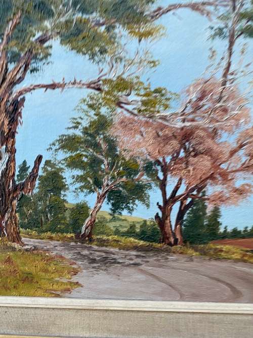 STUNNING OIL ON BOARD SIGNED BY ARTIST SIZE 70CM X 60CM !!!!!